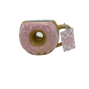 Sheffield DONUT COFFEE MUG PINK SPRINKLES  Housewares  Donut New With Tags